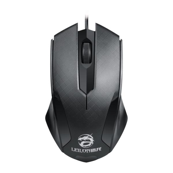 Офис/домашняя мини связанная проволокой клавиатура, черная мышь игры ПК