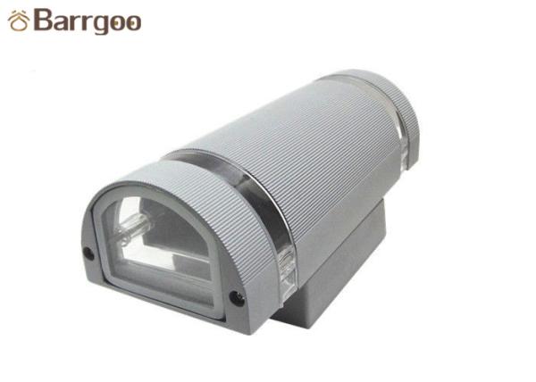 Modern Grey Up Down Wall Lights Exterior , LED Outdoor Wall Sconce With GU10 Sockets