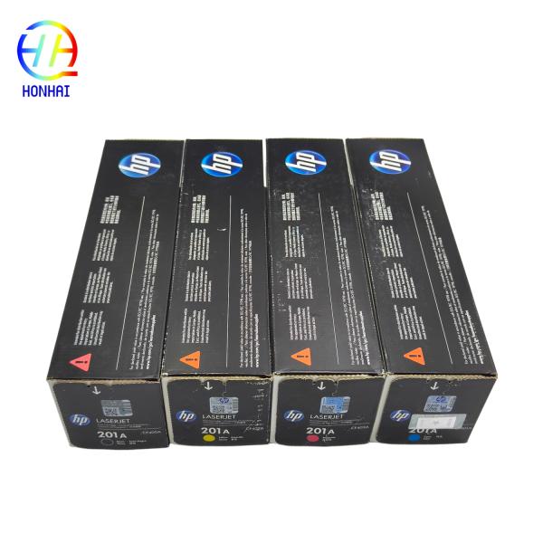Original CMYK Set Toner Cartridge for HP LaserJet Pro M252dw M252n M274n M277dw M277n with 1,500 Standard Pages Yield