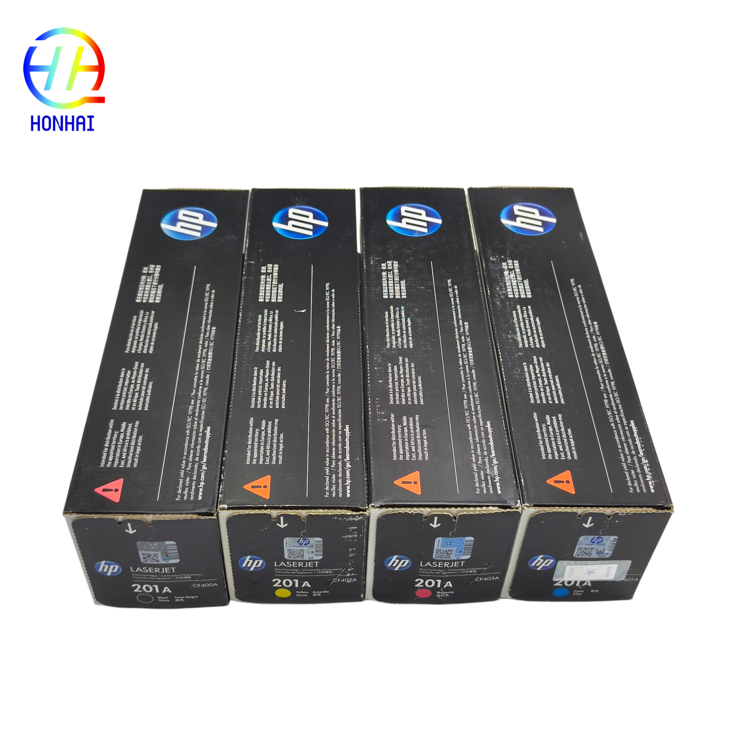 Original CMYK Set Toner Cartridge for HP LaserJet Pro M252dw M252n M274n M277dw M277n with 1,500 Standard Pages Yield