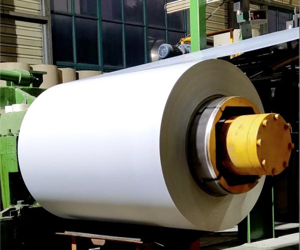 Alloy 3005 White Color 0.65mm Thick 1000mm Wide White Color Coating Aluminum For Washing Machines And Dryers Producing