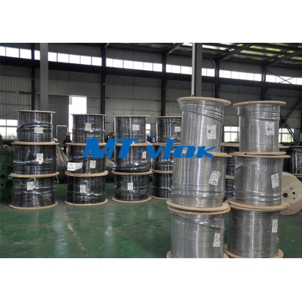 TP 304 / 304L 1.4301 / 1.4306 Welded Stainless Steel Coil Pipe Single - Core Coiled