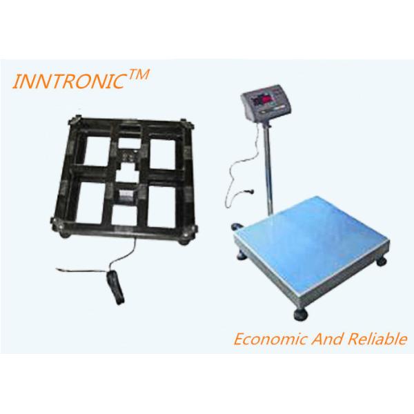 INBS-A-300kg 600 Lb Mild Steel Industry Weighing Scale Heavy Duty blue Platform scale with indicator AC 220V / 50Hz