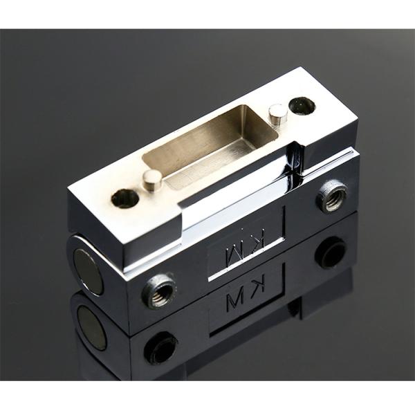 Corrosion Resistant Network Cabinet Hardware Hinges Die Casting Zinc Alloy Material