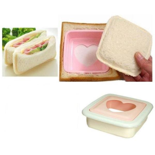 Plastic DIY Kitchen Baking Tools Kids Sandwich Cutters Mold For Cookie Bread