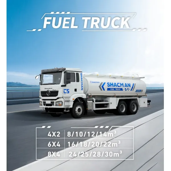 Shacman Oil Fuel Liquid Gasoline Transport Lorry Truck Manual Transmission