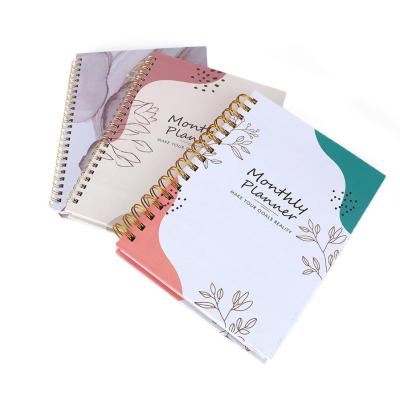 Impression en couleur complète sur le support A4 personnalisé pour le planificateur d'agenda mensuel hebdomadaire des produits laitiers