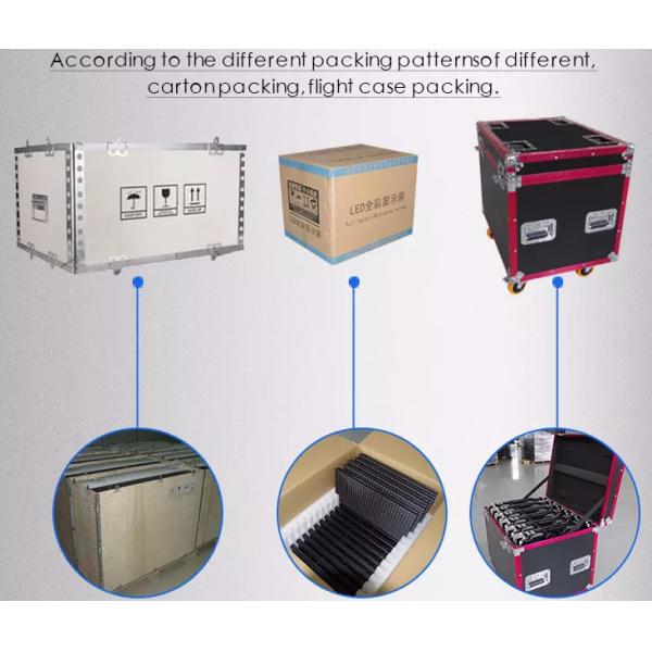 Gabinete video llevado curvado 1R1G1B del brillo 500mm*500m m de la pantalla P4.81 6500cd de la pared