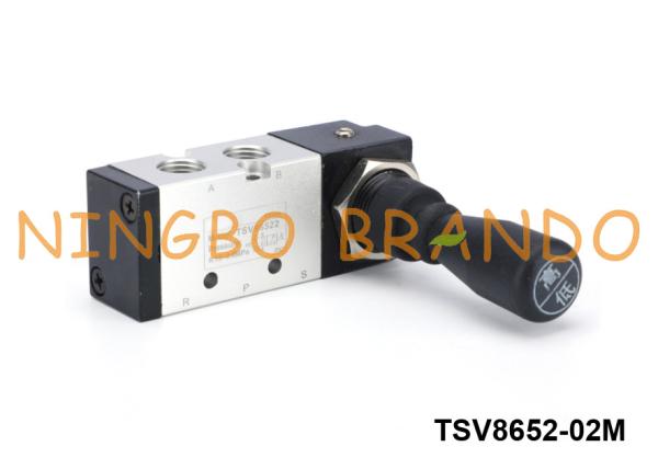 TSV8652-02M Shako Type Hand operou a maneira da válvula de ar 5/2