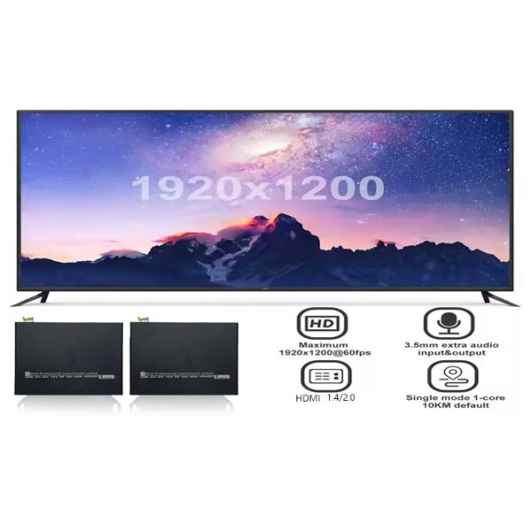 Professional HDMI  Fiber Optic Extender | 1920*1080@60Hz Lossless Transmission