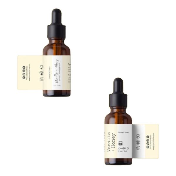 Custom Logo Reusable Vinyl Shampoo Bottle Making Sticker Personalized Gold Cosmetic Product Packaging Labels for Small Business