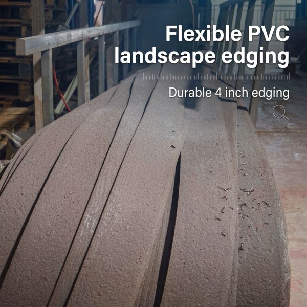 Weather Resistant Landscaping Garden Edging UV Protected Outdoor Recycled Plastic Lawn