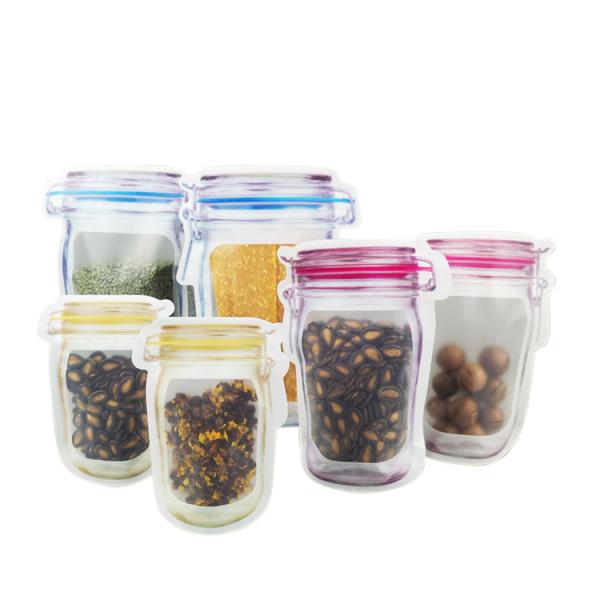 Vibrant Pre Printed Plastic Pouches with Zipper Seal for Airtight Storage