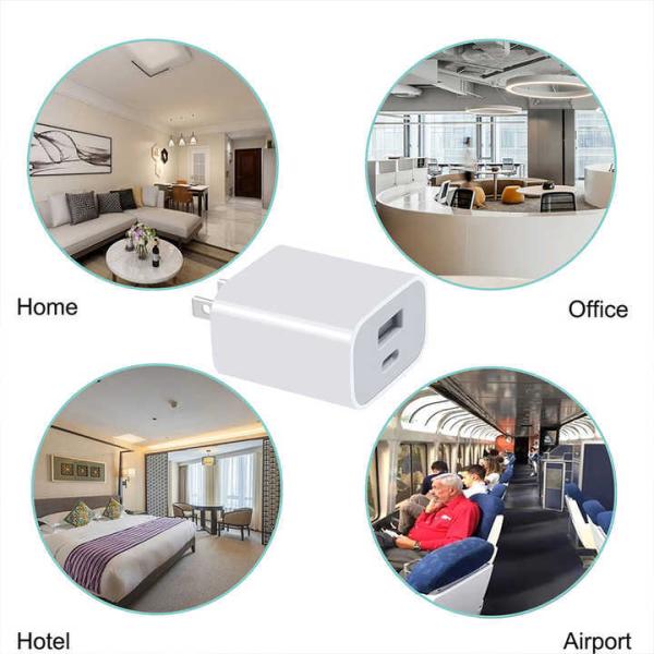 20W USB-C and USB-A GaN PD Charger with Cable
