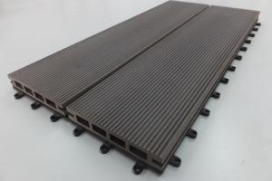 Placas compostas impermeáveis do Decking do Woodgrain de WPC para o jardim do