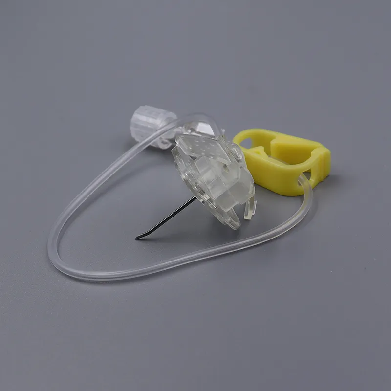 19g 20g 21g 22g Disposable Double Wings Safety Huber Needle
