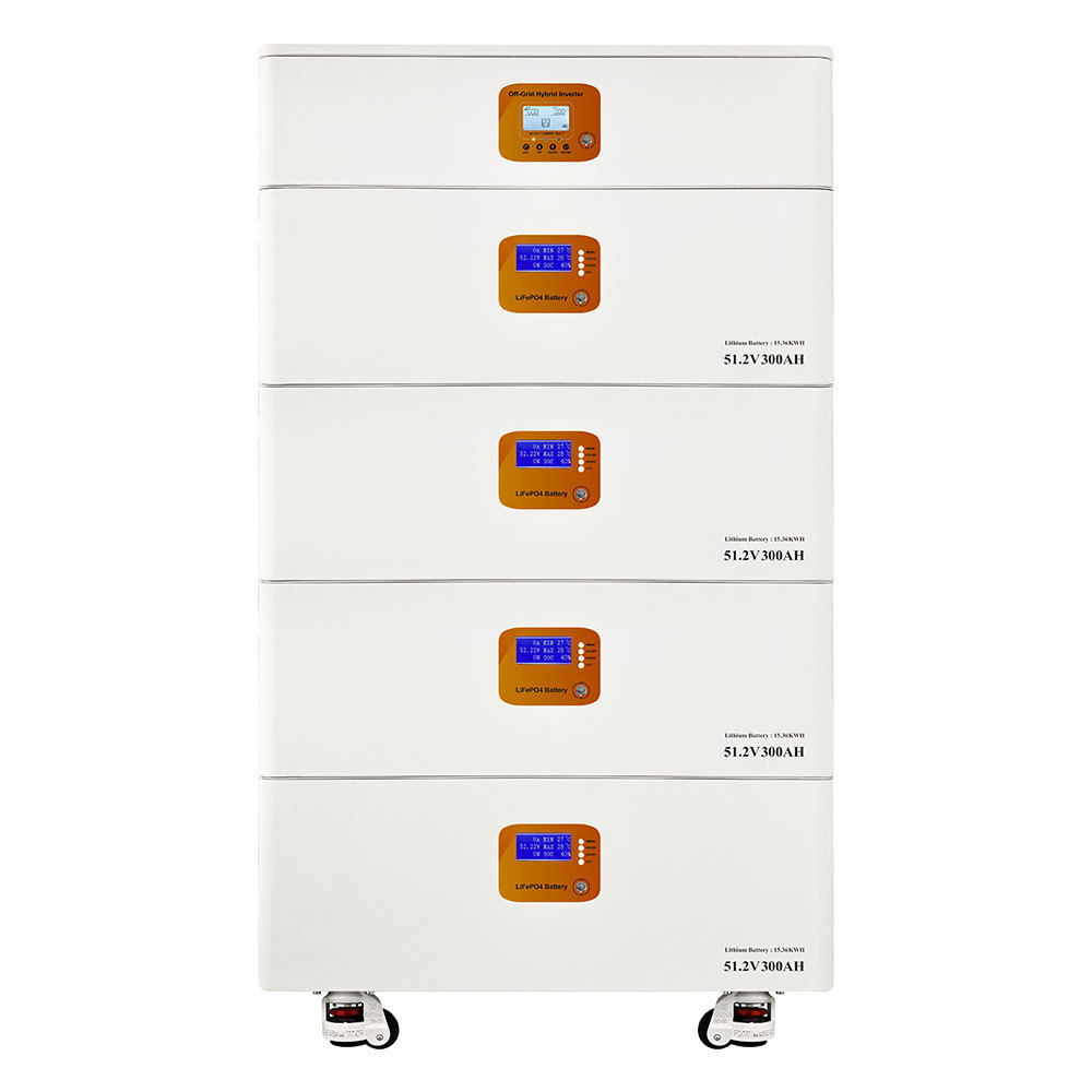 61.44kWh 12kW All In One Energy Storage System With Modular Battery Stack