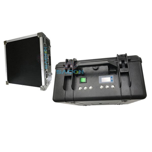 60W GPS Mobile Phone Signal Jammer with 6 Antennas and 2 Hours Built-in Battery Working Time
