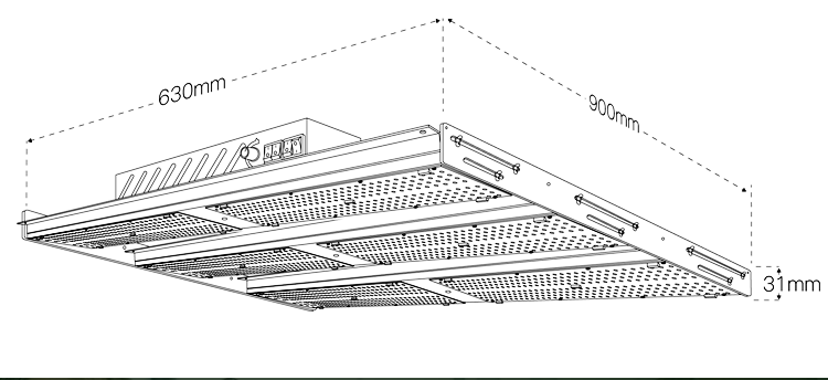 СИД доски 720W Epsitar Кванта растет светлый водитель 1728umol/S Sosen