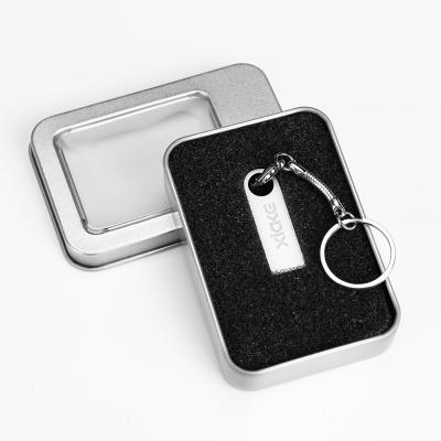 USB que empacota ultraleve multifuncional impresso de Tin Boxes With Clear Lid