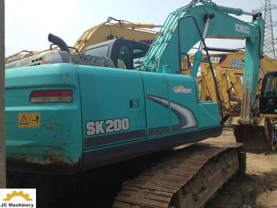 2015 condição excelente de 20 toneladas dos cilindros Sk200-8 da máquina escavadora 4 de Kobelco do ano