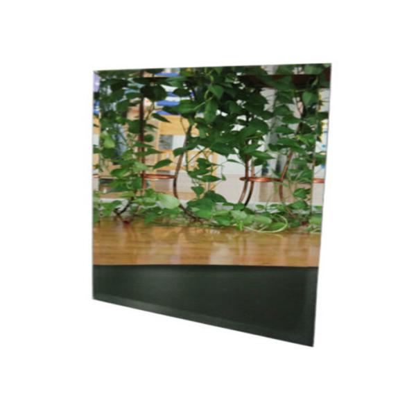 3mm - 6mm Aluminium Coated Mirror Customized Silver Mirror Sheet With CE And ISO9001