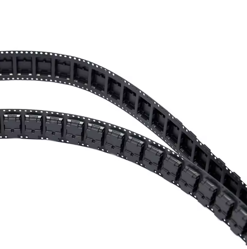 SMT Carrier Tape 16mm Black PS Continuous Pocket Tape for Organized SMD Component Packaging and Electronic Assembly Processes