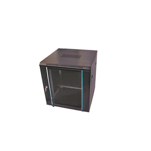 Other Cabinet Standard Wall Mount Black Network Rack Cabinet with Glass Door