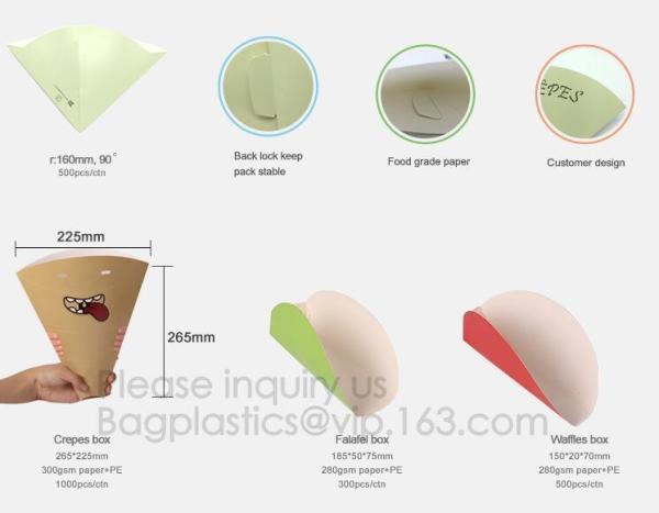 Triangle Food SLICE CAKE BOX, Salad, HUMBURGER BOX, BOAT TRAY, LUNCH BOX, HANDLER, CARRIER, BOWL, CUP