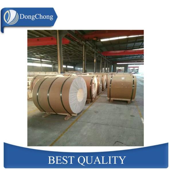 Rolled Coated Mirror Finish Aluminium Coil Strip Low Density Good Fatigue Strength
