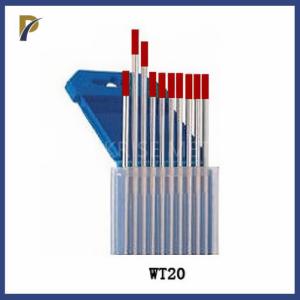 Elétrodos de soldadura vermelhos lustrados brilhantes Thoriated vermelhos do