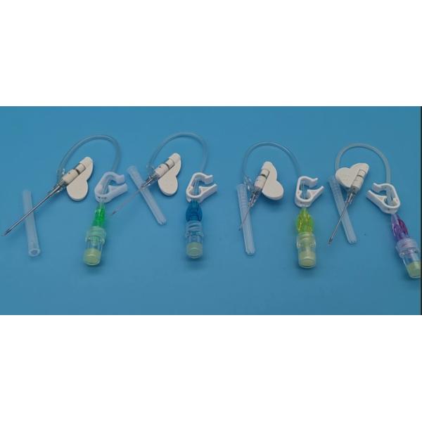 24G 	Disposable IV Cannula Butterfly Type Yellow Pediatric Neonatal Infusion