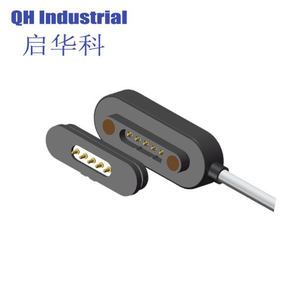 5Pin Argentina Keyboard Connector Magnetic Dc Power Charger Connector Magnetic Pogo Pin Usb Connector