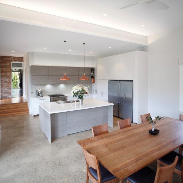 3D Wood Veneer Kitchen Cabinet Pantry Organizer White Light Grey