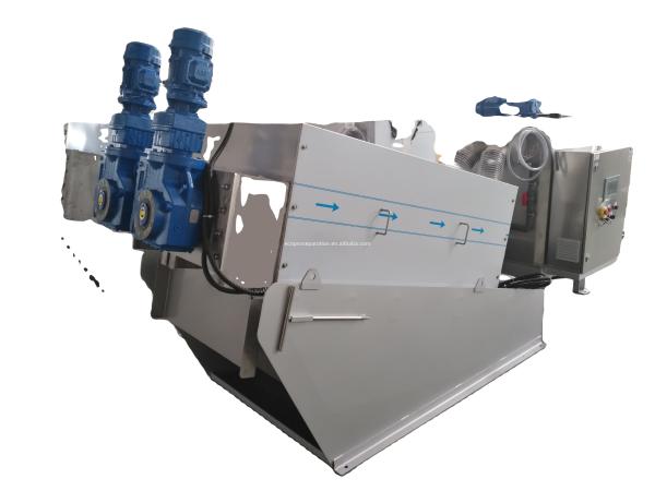 Machine à déshydratation des boues à vis 9,6-120 m3/h Capacité