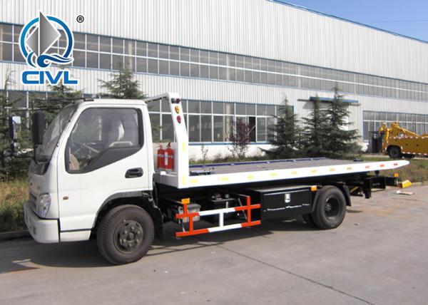 Howo Obstacle Flatbed Tow Truck Trailer 4x2 Road rescue vehicle Wrecker truck