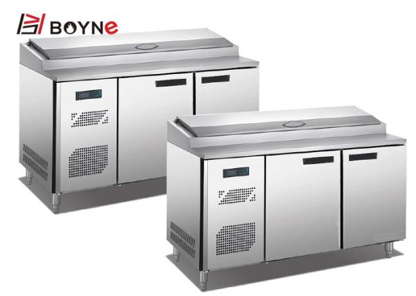 Commercial Kitchen Salad Prep Counter Stainless Steel Refrigerator for keep food fresh use in kitchen