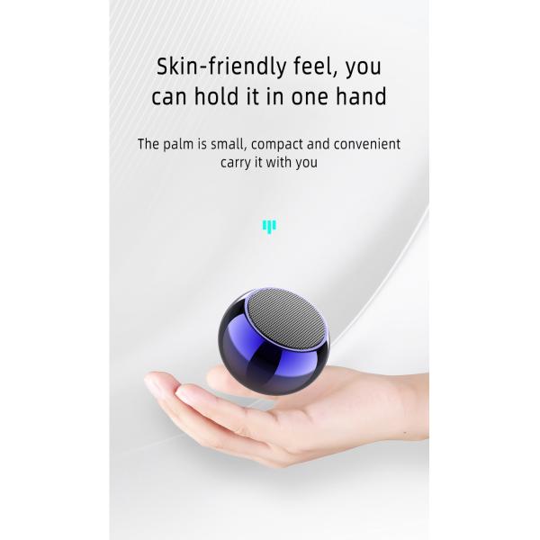 2024 Metal Speaker Electroplating Tws Speakers Type-C Port Wireless Bluetooth Speaker for Mobile Phone Compatibility