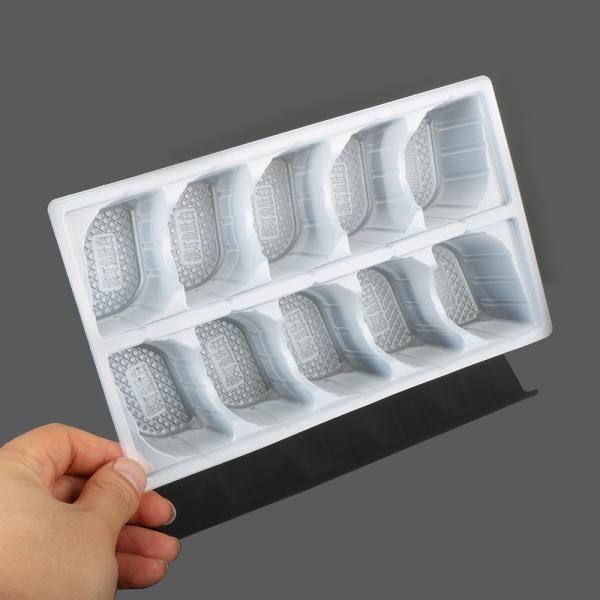 10 Compartments Soft Plastic Food Tray Dumpling Packaging