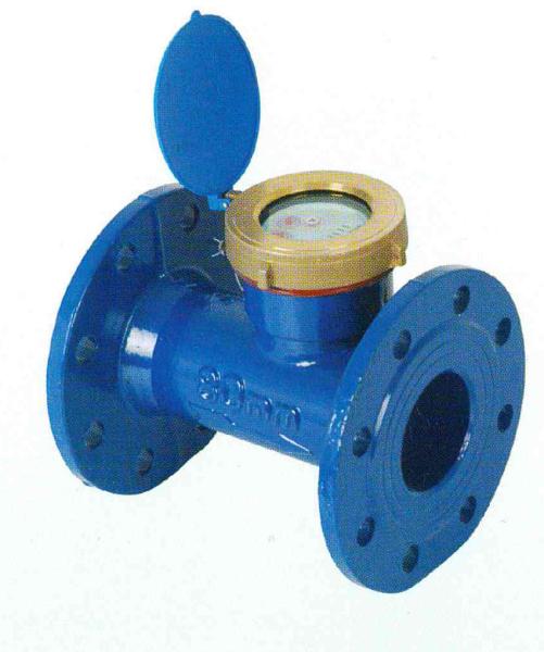 DN150 Wet Smart Cold Water Flow Meter Horizontal Rotor Plug In Dial Irrigation