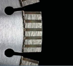 10mm Segment Height Turbo Diamond Cutting Blade For Hard  Non - Abrasive Materials