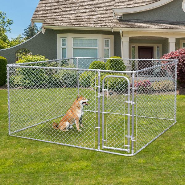 kennel panels.chain link dog kennel,dog kennel fence,wire mesh panel,dog pet supplies,outdoor pet house