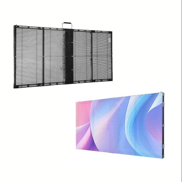 Écran transparent LED extérieur Scène Étanche Mur vidéo P3.91 P7.81 Affichage transparent LED Publicité