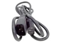 Le secteur de C13 C14 cordon le cuivre Lan Cable 1.5m la PDU IEC320 de 18AWG que noire C19 C20 a certifié