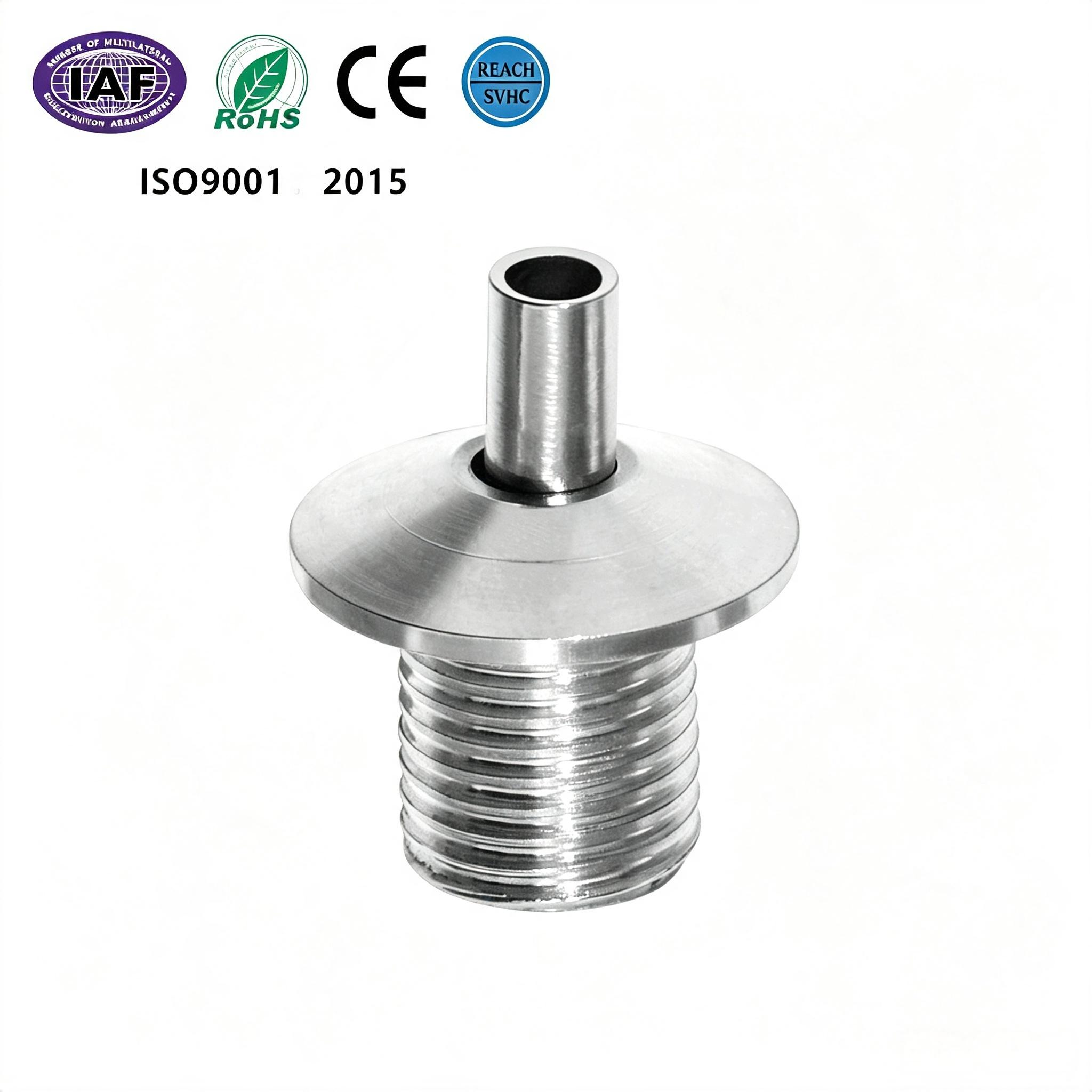 Knurled Lock Cap External Thread Cable Gripper for Stepless Height Adjustment Suspended Lighting