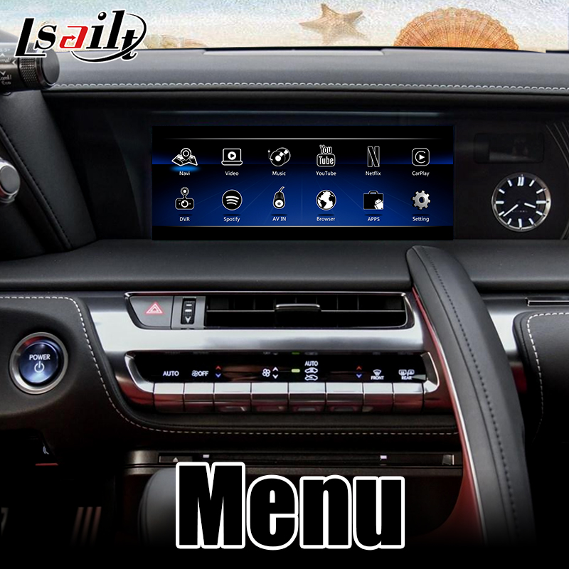 Коробка андроида GPS для интерфейса 2013-2021 видео- с CarPlay, YouTube, автомобиль андроида LEXUS LX570 LC500h андроида Lsailt