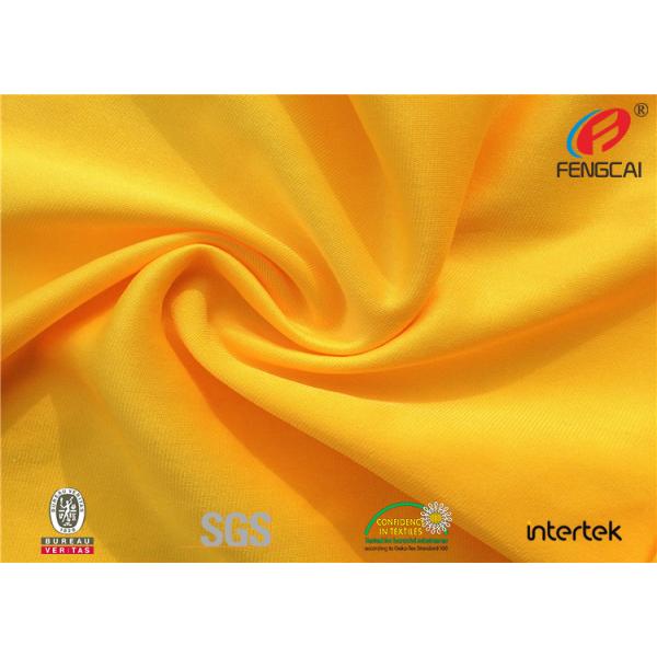 Waterproof stretch Polyester spandex Knitted fabric for school sports uniform