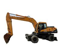 Máquina escavadora de 21 toneladas usada da roda 210W-9 de Hyundai Robex 210W