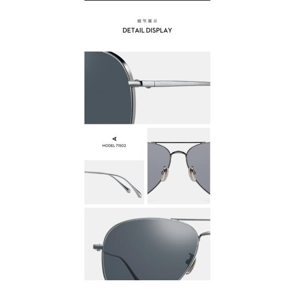 Unisex Metal Frame Polarized Sunglasses Men Women Eyeglass Grey Green Blue TAC Lens