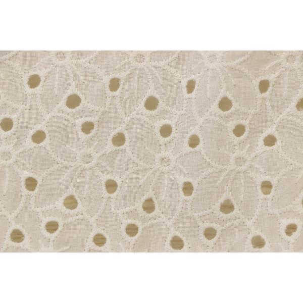 хлопок 15yds вышил ткани шнурка уменьшает Transluscent для Multiapplication